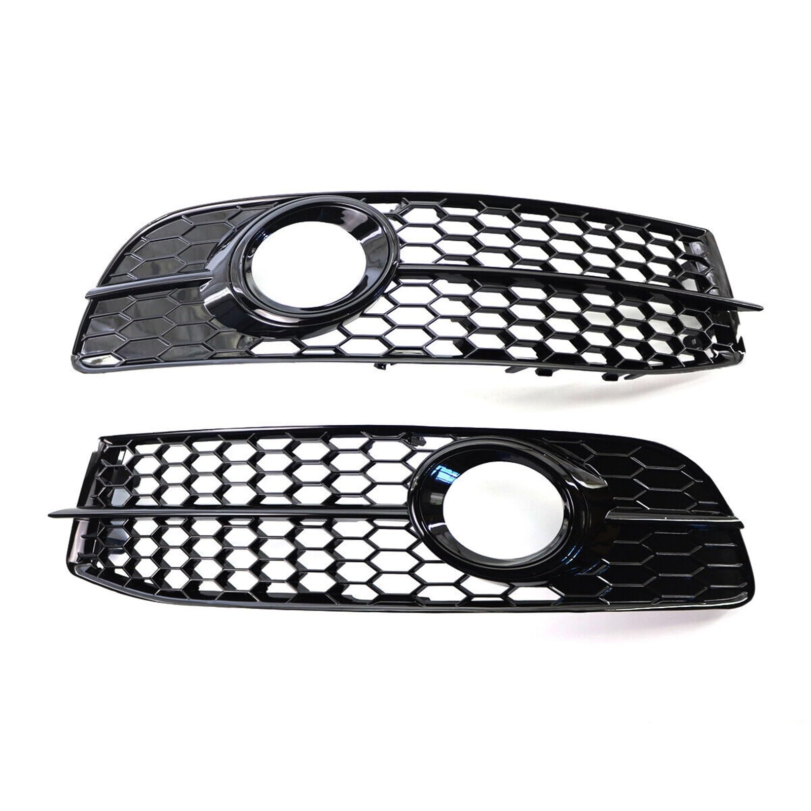 Kühlergrill Nebelscheinwerfer Auto-Frontstoßstange, Nebelscheinwerfer-Kühlergrillabdeckung, Schwarze Waben-Sechskant-Abdeckung, for Audi, for A6 C6 S-Line 2008-2011 4F0807681Q01C 4F0807681Q02C(Black) Kühlergrill Nebelscheinwerfer Auto-Frontstoßstange, Nebelscheinwerfer-Kühlergrillabdeckung, Schwarze Waben-Sechskant-Abdeckung, for Audi, for A6 C6 S-Line 2008-2011 4F0807681Q01C 4F0807681Q02C(Black) von ZDPVK