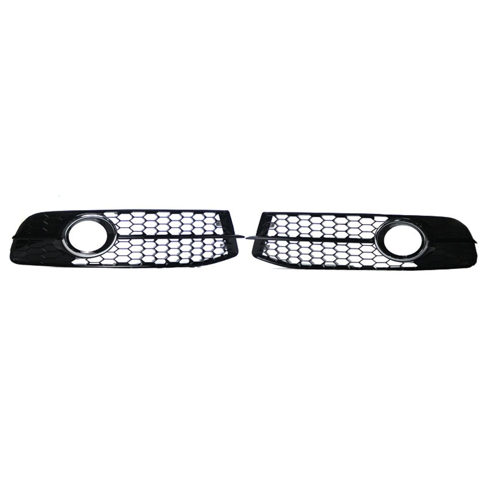 Kühlergrill Nebelscheinwerfer Auto-Frontstoßstange, Nebelscheinwerfer-Kühlergrillabdeckung, schwarze Waben-Sechskant-Abdeckung, for Audi, for A6 C6 S-Line 2008-2011 4F0807681Q01C 4F0807681Q02C(Black s Kühlergrill Nebelscheinwerfer Auto-Frontstoßstange, Nebelscheinwerfer-Kühlergrillabdeckung, schwarze Waben-Sechskant-Abdeckung, for Audi, for A6 C6 S-Line 2008-2011 4F0807681Q01C 4F0807681Q02C(Black s von ZDPVK