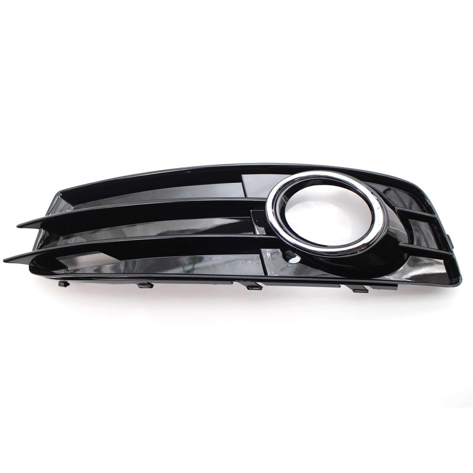 Kühlergrill Nebelscheinwerfer Auto-Nebelscheinwerfer-Blendenabdeckung, Frontstoßstangen-Lampengitter, for Audi, for A3 8P S-Line 2009–2012, Nebelscheinwerfergitter 8P0807682 8P0807681(Chrome Left) von ZDPVK