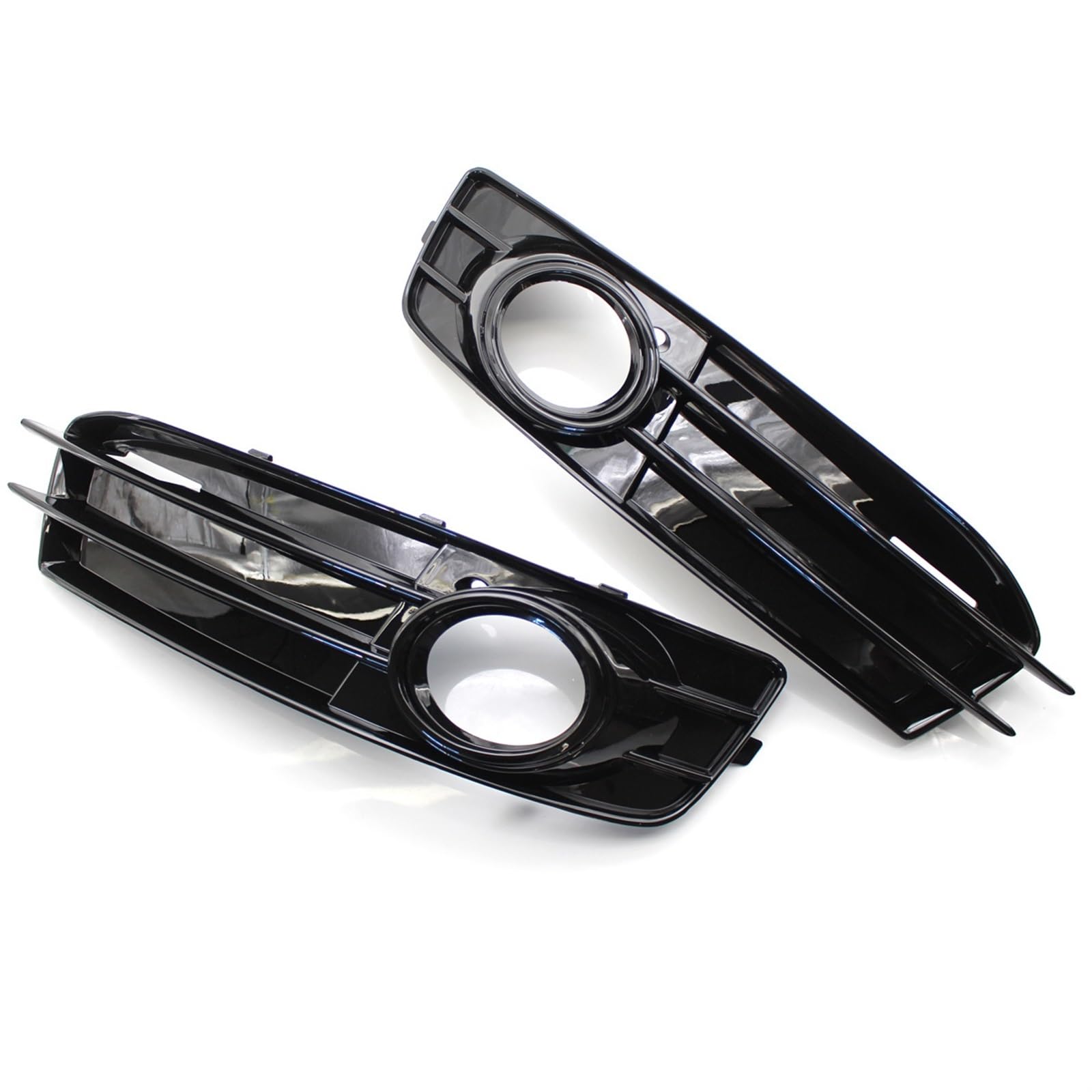 Kühlergrill Nebelscheinwerfer Auto-Nebelscheinwerfer-Blendenabdeckung, Frontstoßstangen-Lampengitter, for Audi, for A3 8P S-Line 2009–2012, Nebelscheinwerfergitter 8P0807682 8P0807681(Pair Gloss black Kühlergrill Nebelscheinwerfer Auto-Nebelscheinwerfer-Blendenabdeckung, Frontstoßstangen-Lampengitter, for Audi, for A3 8P S-Line 2009–2012, Nebelscheinwerfergitter 8P0807682 8P0807681(Pair Gloss black von ZDPVK