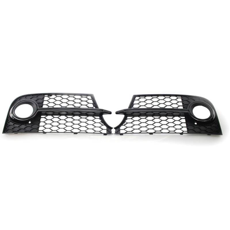 Kühlergrill Nebelscheinwerfer Auto-Nebelscheinwerfer-Kühlergrillabdeckung ， for Audi ， for TT MK2 S-Line TTS 2011 2012 2013 2014 8J0807681KT94 8J0807682KT94 Waben-Sechskantgrill(Bright Black) von ZDPVK