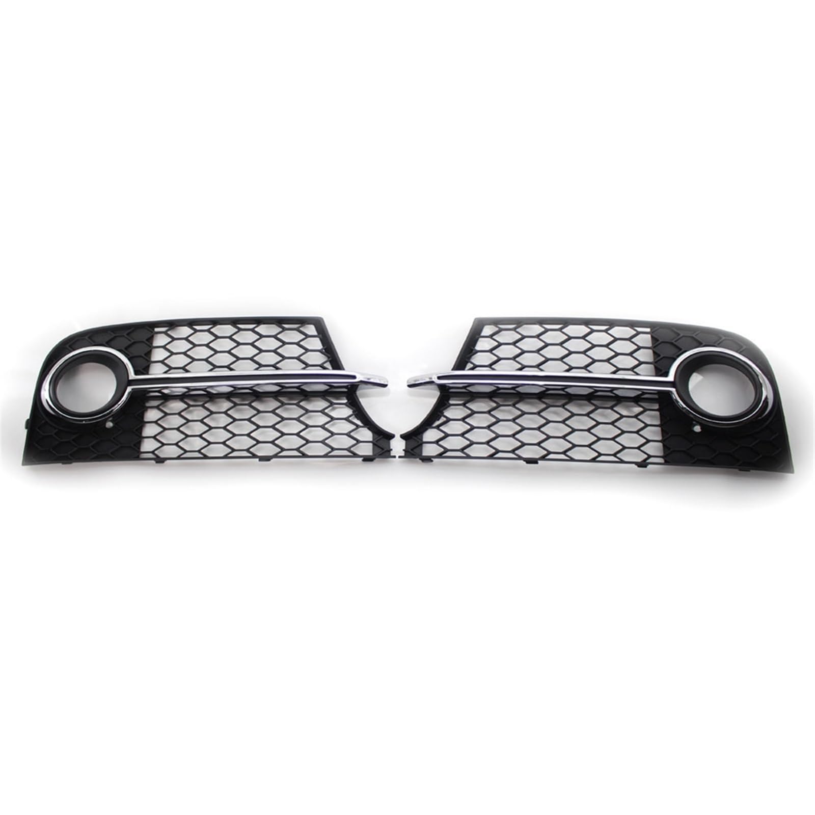 Kühlergrill Nebelscheinwerfer Auto-Nebelscheinwerfer-Kühlergrillabdeckung ， for Audi ， for TT MK2 S-Line TTS 2011 2012 2013 2014 8J0807681KT94 8J0807682KT94 Waben-Sechskantgrill(Chrome) von ZDPVK
