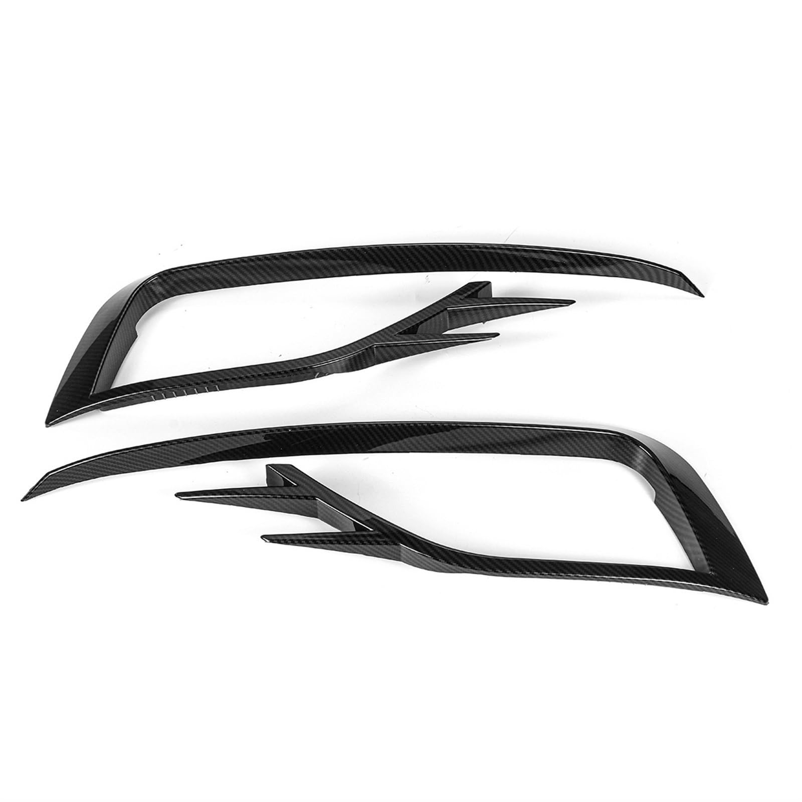 Kühlergrill Nebelscheinwerfer Auto-Nebelscheinwerfer-Lampenabdeckung, Stoßstangengrill, dekorative Zierleiste, for VW, for Golf MK7.5 2018-2020, Frontstoßstange, Canard Flare Mods, Fin Splitter(Carbon Kühlergrill Nebelscheinwerfer Auto-Nebelscheinwerfer-Lampenabdeckung, Stoßstangengrill, dekorative Zierleiste, for VW, for Golf MK7.5 2018-2020, Frontstoßstange, Canard Flare Mods, Fin Splitter(Carbon von ZDPVK