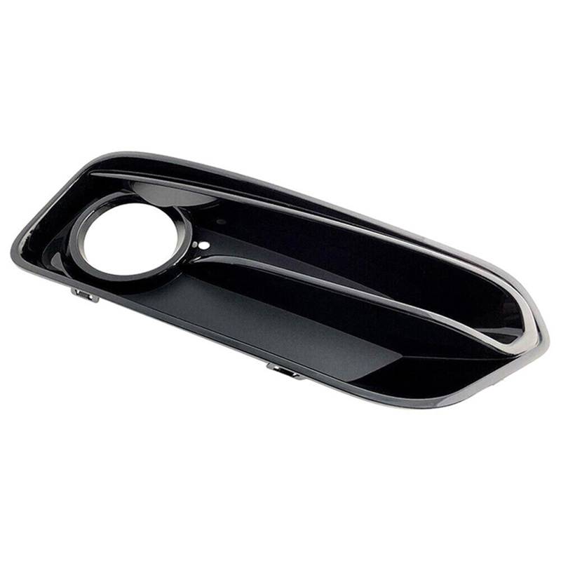 Kühlergrill Nebelscheinwerfer Auto-Nebelscheinwerfer-Rahmenabdeckung, Frontstoßstangen-Lampenblende, for BMW, for 1er F20 F21 LCI Sport 2015 2016 2017 2018 mit Lampenlöchern, Schwarz(1 Pc Right) von ZDPVK