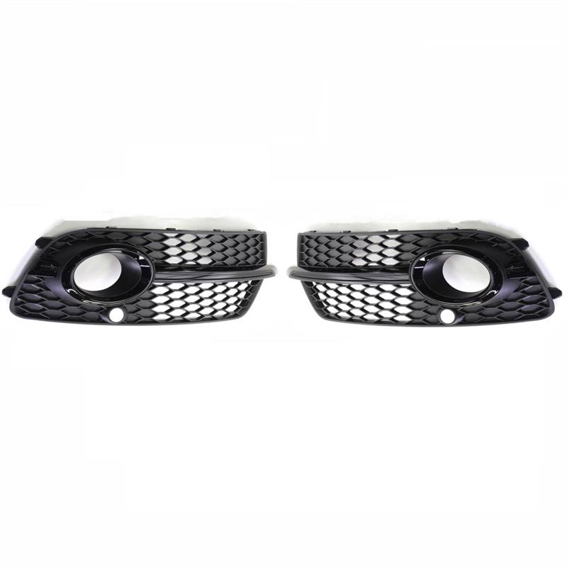 Kühlergrill Nebelscheinwerfer Auto-Nebelscheinwerfergrill for die vordere Stoßstange, Waben-Sechskant-Grillabdeckung, schwarz, for Audi, for Q5 S-Line SQ5 Sport 4 Türen 2013 2014 2015 2016 2017(Bright von ZDPVK