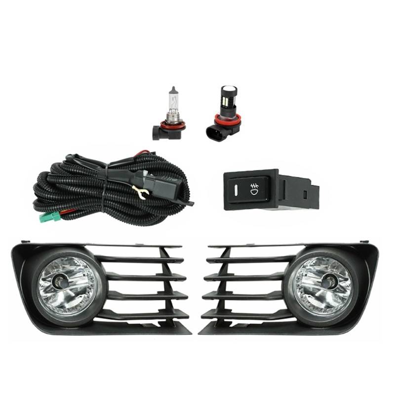 Kühlergrill Nebelscheinwerfer Autolicht-Nebelscheinwerfer Auto-Frontstoßstangen-Nebelscheinwerfer-Grillabdeckung ， for Toyota ， for Prius 2004-2009 Mit Schalter und Kabel Nebelscheinwerferbaugruppe 81 von ZDPVK