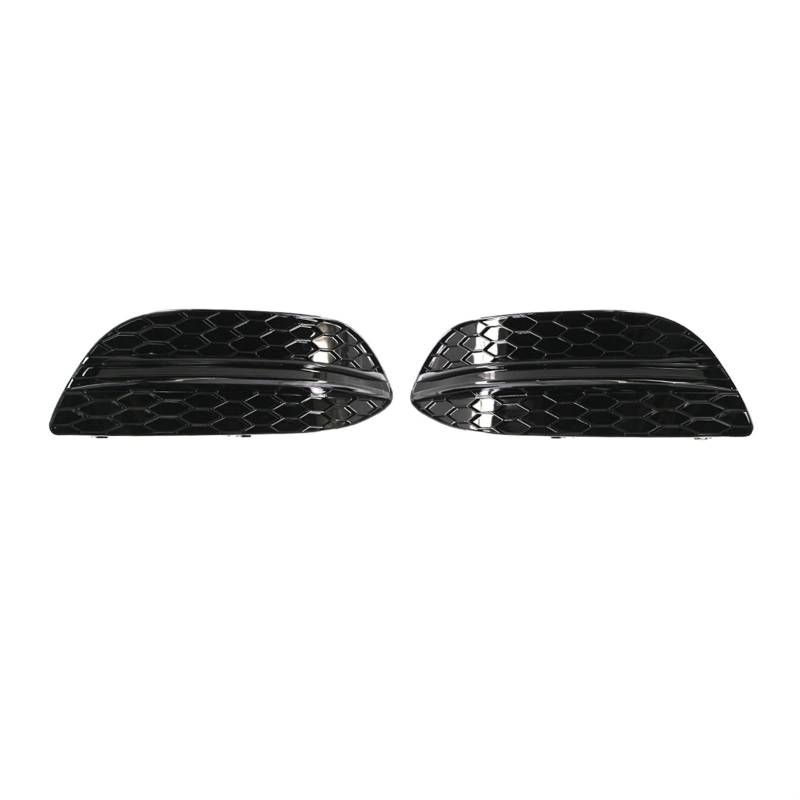 Kühlergrill Nebelscheinwerfer Kühlergrill for die vordere Stoßstange, Nebelscheinwerferabdeckung, Chromverkleidung, for Mercedes Benz, for C-Klasse W205 2014–2020 2058851623 2058851523(Black) von ZDPVK