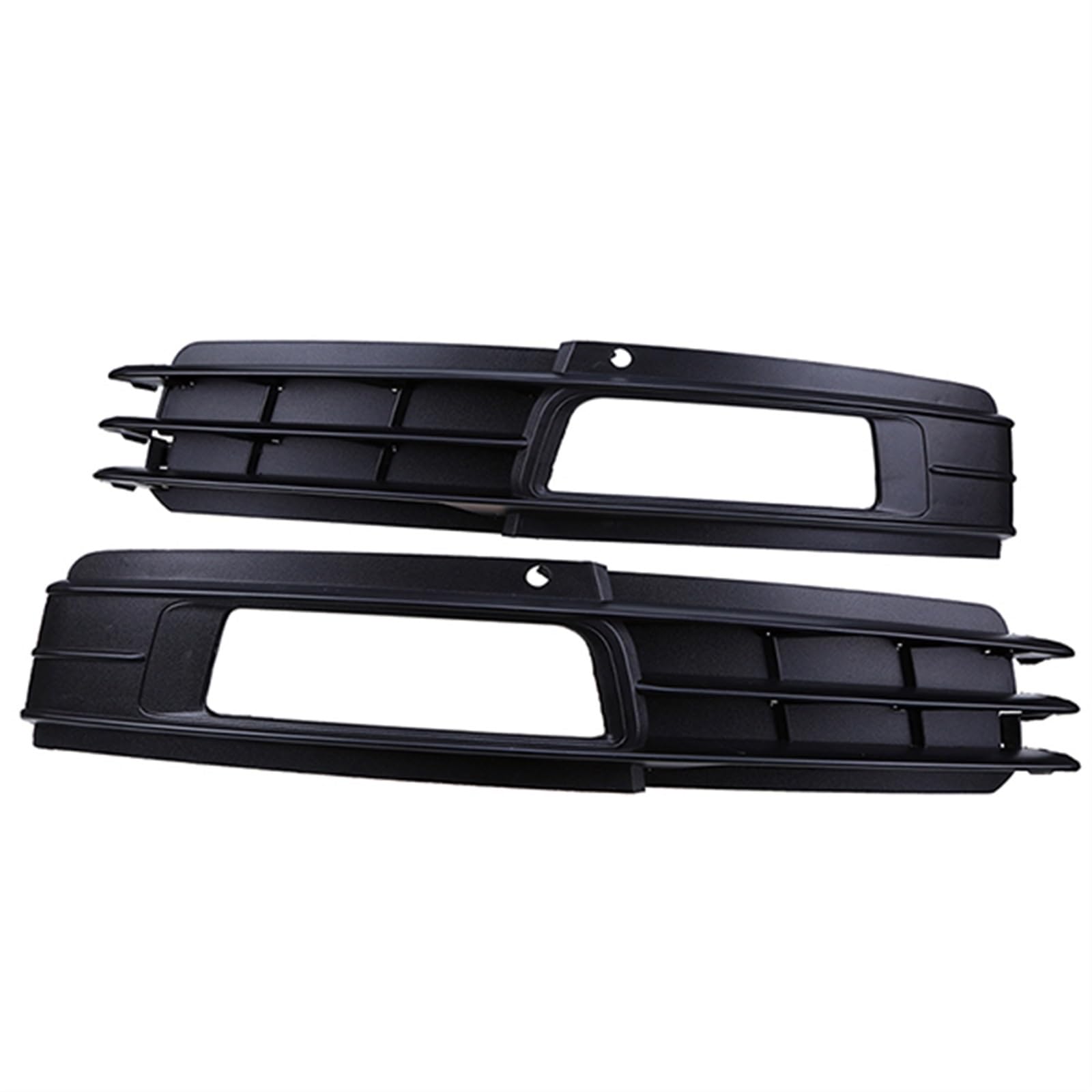Kühlergrill Nebelscheinwerfer Kühlergrillabdeckung for Nebelscheinwerfer vorne links und rechts, schwarzer Kühlergrill for die untere Stoßstange vorne, for Audi, for A6 C6 Quattro Limousine Avant 2008 von ZDPVK