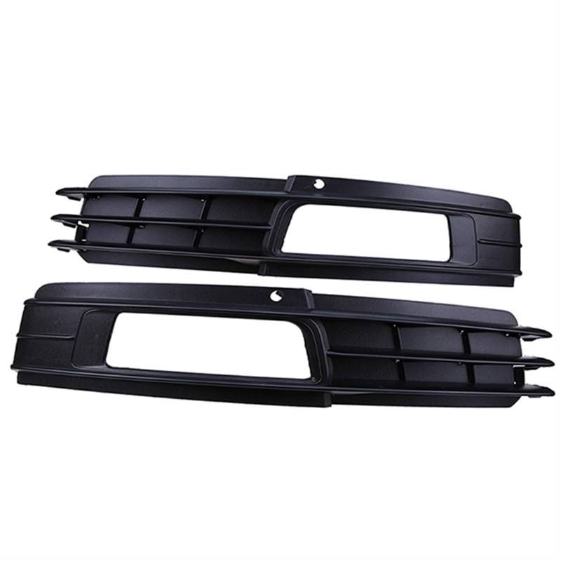Kühlergrill Nebelscheinwerfer Kühlergrillabdeckung for Nebelscheinwerfer vorne links und rechts, schwarzer Kühlergrill for die untere Stoßstange vorne, for Audi, for A6 C6 Quattro Limousine Avant 2008 von ZDPVK