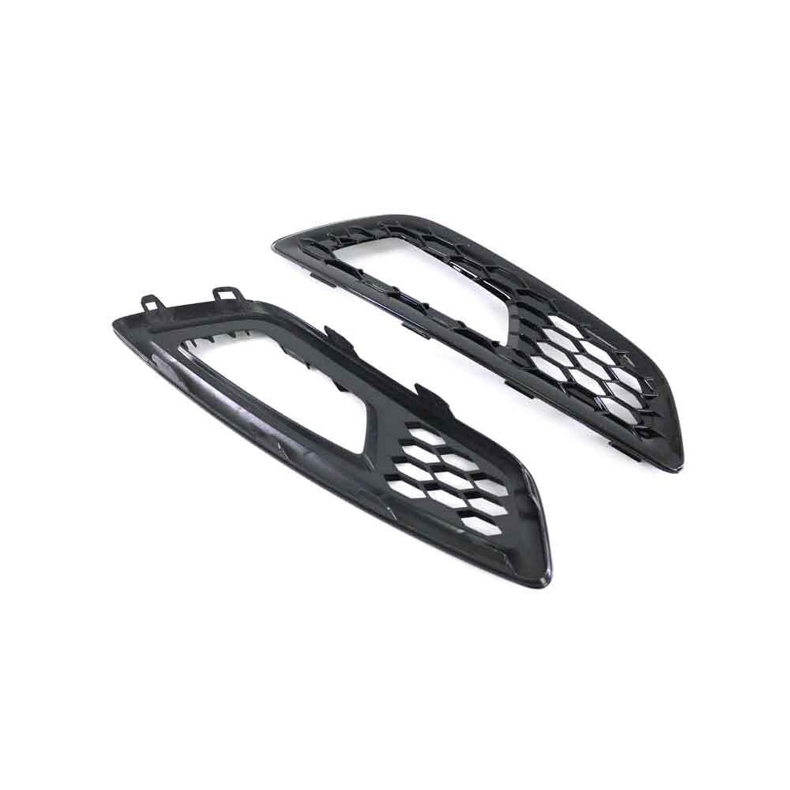 Kühlergrill Nebelscheinwerfer Nebelscheinwerfer mit Wabengitter in Schwarz glänzend, for Ford, for Focus MK3 S SE 2015-2018 Limousine, Frontstoßstange, Nebelscheinwerfer, Lampenabdeckung, Rahmen, Haub Kühlergrill Nebelscheinwerfer Nebelscheinwerfer mit Wabengitter in Schwarz glänzend, for Ford, for Focus MK3 S SE 2015-2018 Limousine, Frontstoßstange, Nebelscheinwerfer, Lampenabdeckung, Rahmen, Haub von ZDPVK