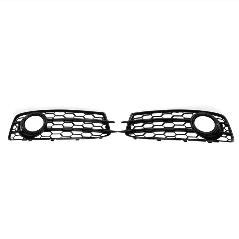 Kühlergrill Nebelscheinwerfer Nebelscheinwerfergrill im Wabenstil, schwarz glänzend, for Audi, for A3 8P S-Line 2009–2012 8P Nebelscheinwerfergrill(Black) von ZDPVK