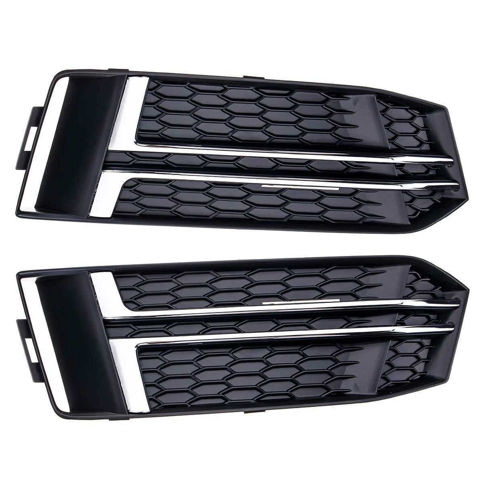 Kühlergrill Nebelscheinwerfer Paar Auto Chrom Waben Frontstoßstange Nebelscheinwerfer Kühlergrill Untere Grillabdeckung , for Audi , for A4 B9 S-LINE 2016 2017 2018 Kühlergrill Nebelscheinwerfer Paar Auto Chrom Waben Frontstoßstange Nebelscheinwerfer Kühlergrill Untere Grillabdeckung , for Audi , for A4 B9 S-LINE 2016 2017 2018 von ZDPVK