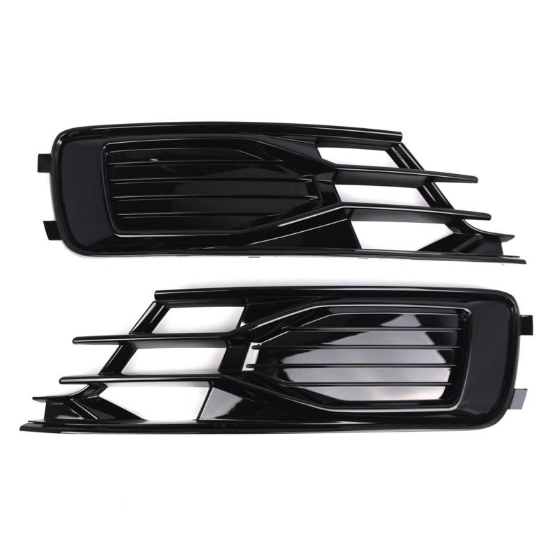 Kühlergrill Nebelscheinwerfer Schwarz glänzender Nebelscheinwerfer-Kühlergrill-Abdeckungsrahmen-Lampenschirm ， for Audi ， for A6 / A6 Quattro 2016 2017 2018 4G0807647 4G0807648 Autozubehör von ZDPVK