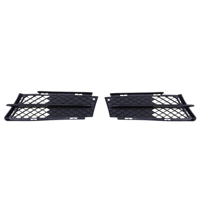 Kühlergrill Nebelscheinwerfer Unterer Kühlergrill der Frontstoßstange, Luftstrom, Außengrill, mittlere Kühlergrillabdeckung, for BMW, for 3er E90 E91 Limousine, Kombi 2005 2006 2007 2008(Left Right) von ZDPVK
