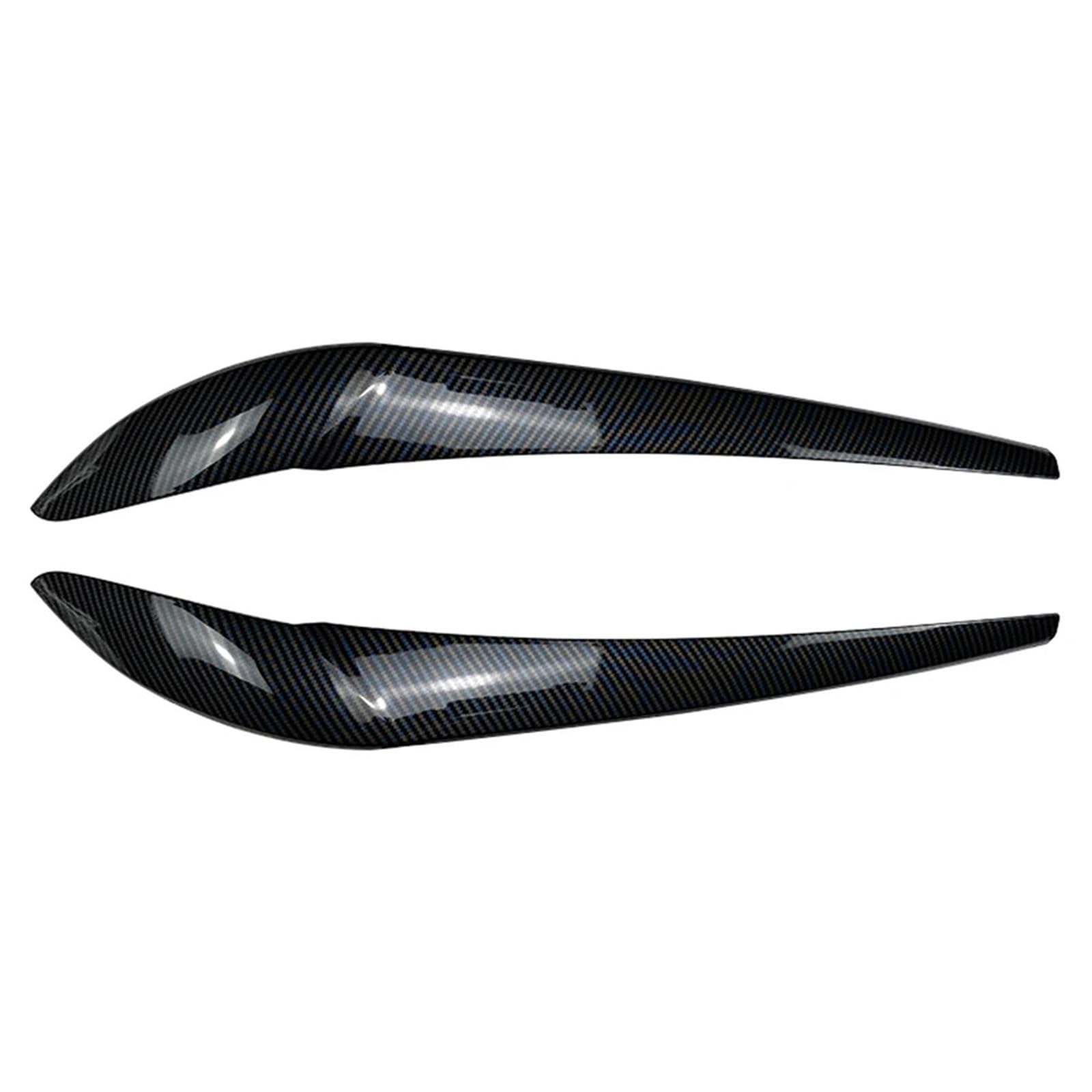 ZDPVK Autoscheinwerfer-Augenbraue Auto Frontscheinwerfer Augenbrauen Augenlid Abdeckung Trim, for BMW, for X3 F25 X4 F26 2014-2017(Carbon Fiber) von ZDPVK