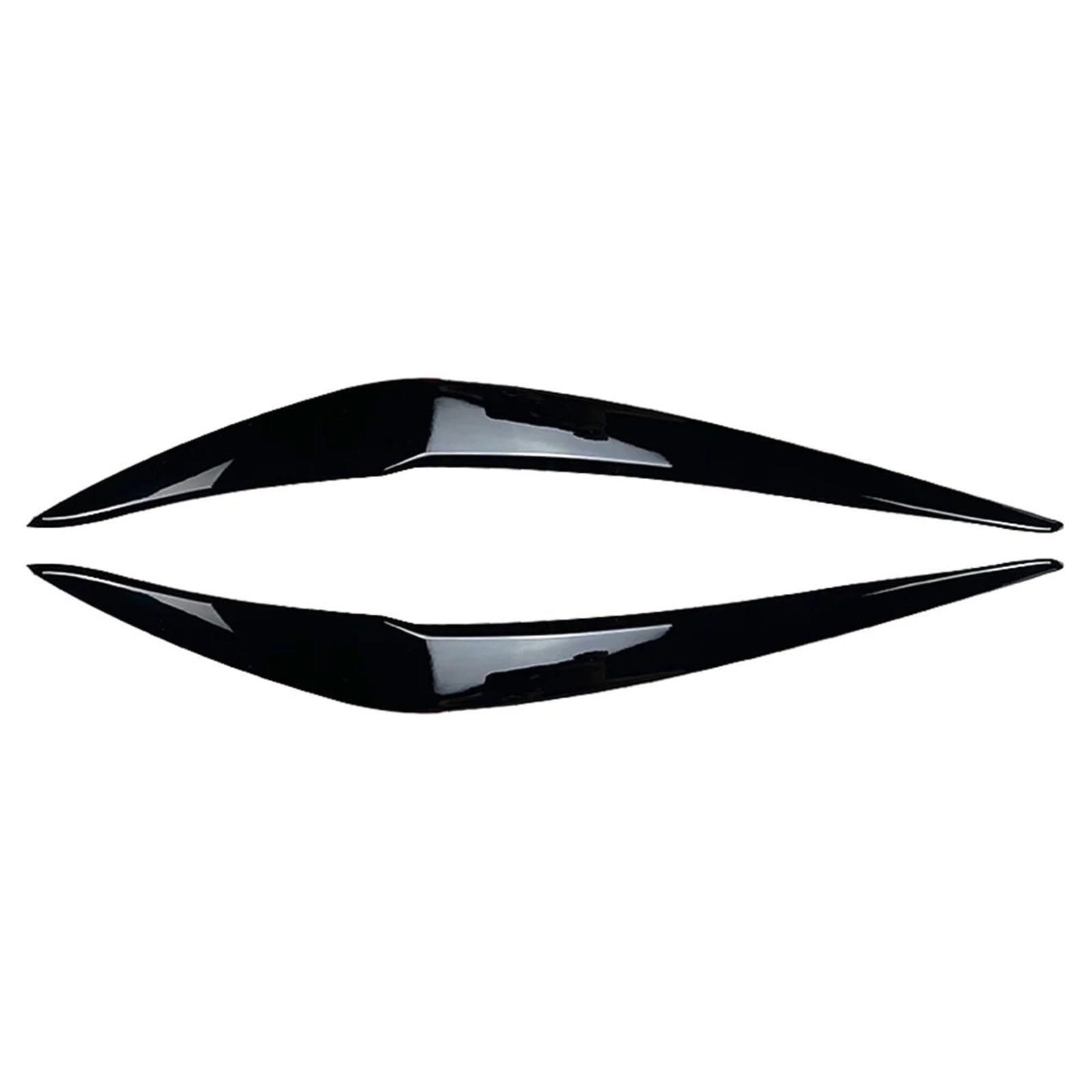 ZDPVK Autoscheinwerfer-Augenbraue Auto-Frontscheinwerfer-Augenbrauen-Augenlidabdeckung, for BMW, for 1er F20 Spät 118i 120i 2015-2019(Glossy Black) von ZDPVK