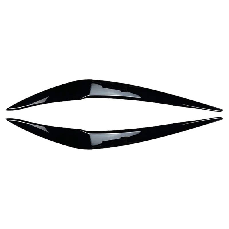 ZDPVK Autoscheinwerfer-Augenbraue Auto-Frontscheinwerfer-Augenbrauen-Augenlidabdeckung, for BMW, for 1er F20 Spät 118i 120i 2015-2019(Glossy Black) von ZDPVK