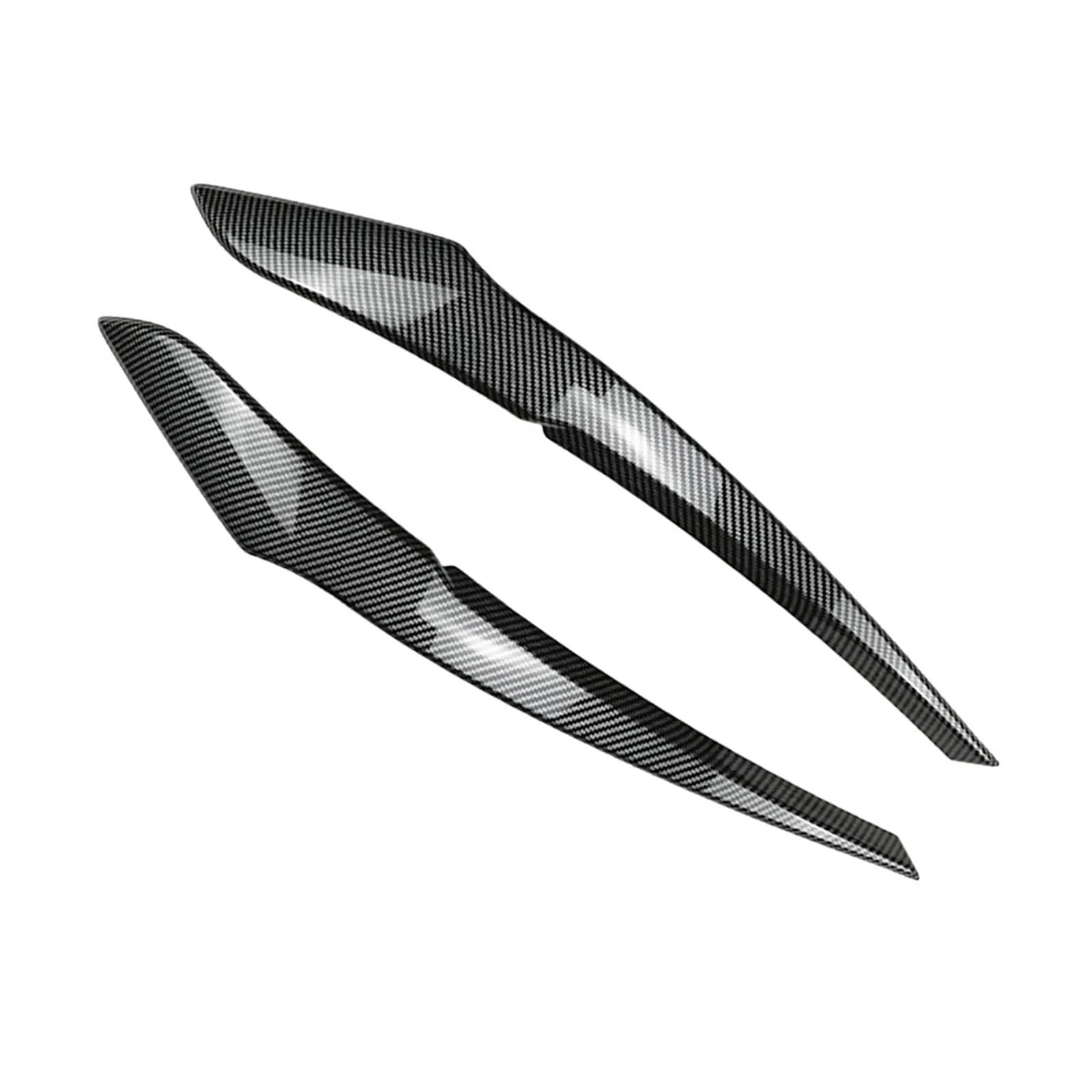 ZDPVK Autoscheinwerfer-Augenbraue Auto Frontscheinwerfer Augenlider Augenbrauenabdeckung Dekoration Zieraufkleber, for BMW, for 1er F20 F21 2011-2014 Basisversion(Carbon Fiber Look) von ZDPVK