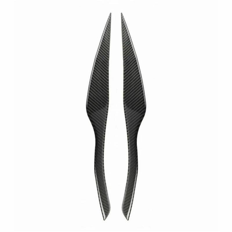 ZDPVK Autoscheinwerfer-Augenbraue Auto Scheinwerfer Augenlid Abdeckung Augenbrauen Trim Aufkleber ABS 2X, for BMW, for E90 E91 3 Serie 2004-2008 von ZDPVK