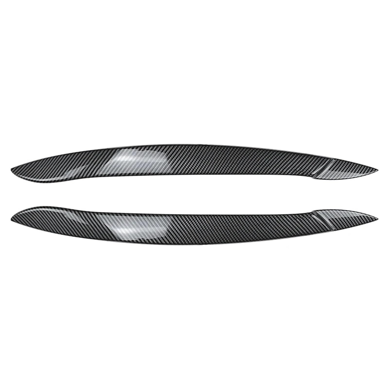 ZDPVK Autoscheinwerfer-Augenbraue Auto Scheinwerfer Lampe Augenlid Augenbrauen Deckel Abdeckung Trim, for BMW, for X5 E70 2008-2013(Carbon Fiber Black) von ZDPVK
