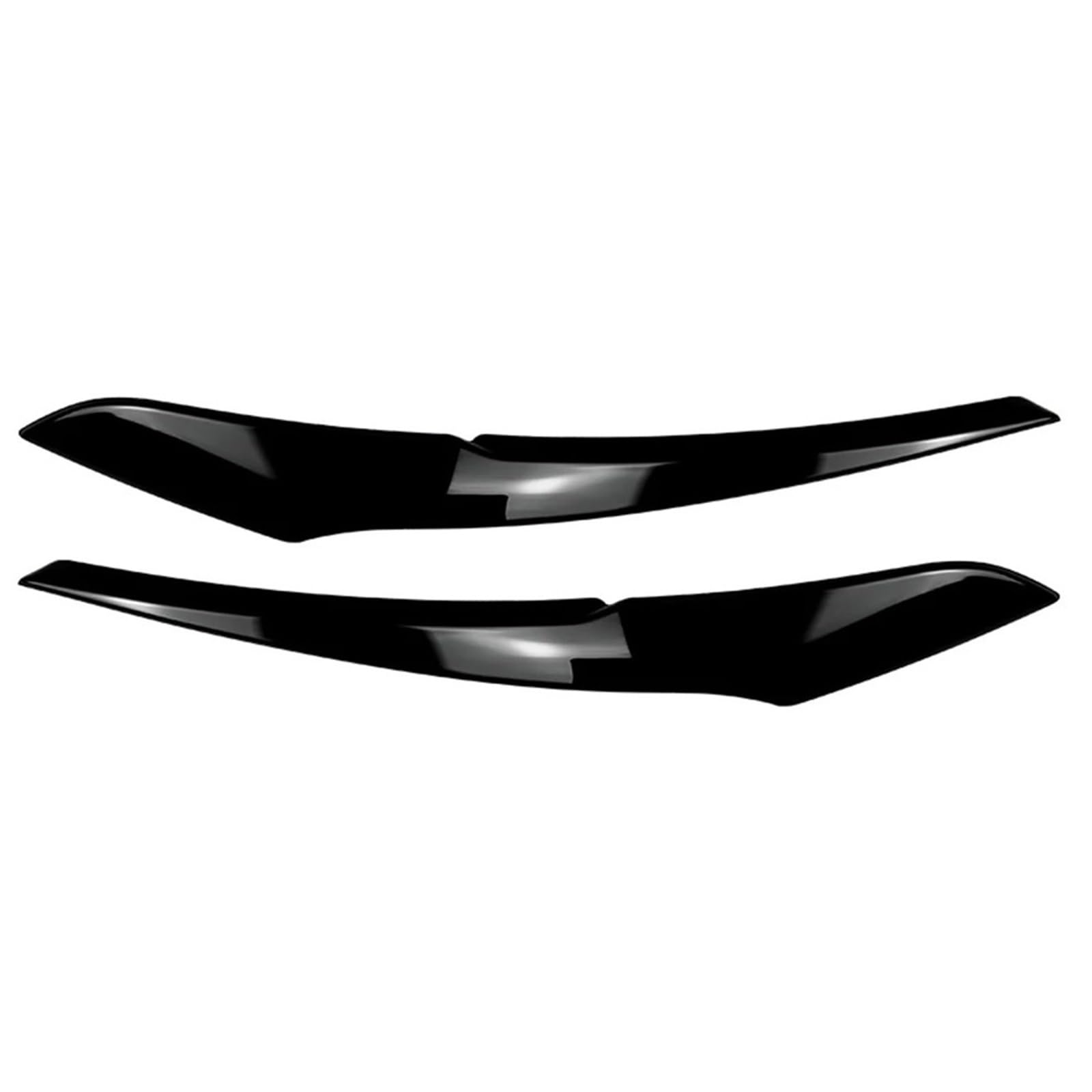 ZDPVK Autoscheinwerfer-Augenbraue Autoscheinwerfer-Augenbrauen-Augenlidabdeckung, Dekorationsverkleidung, for BMW, for 1er F20 F21 Basisversion 2011-2014(Glossy Black) von ZDPVK