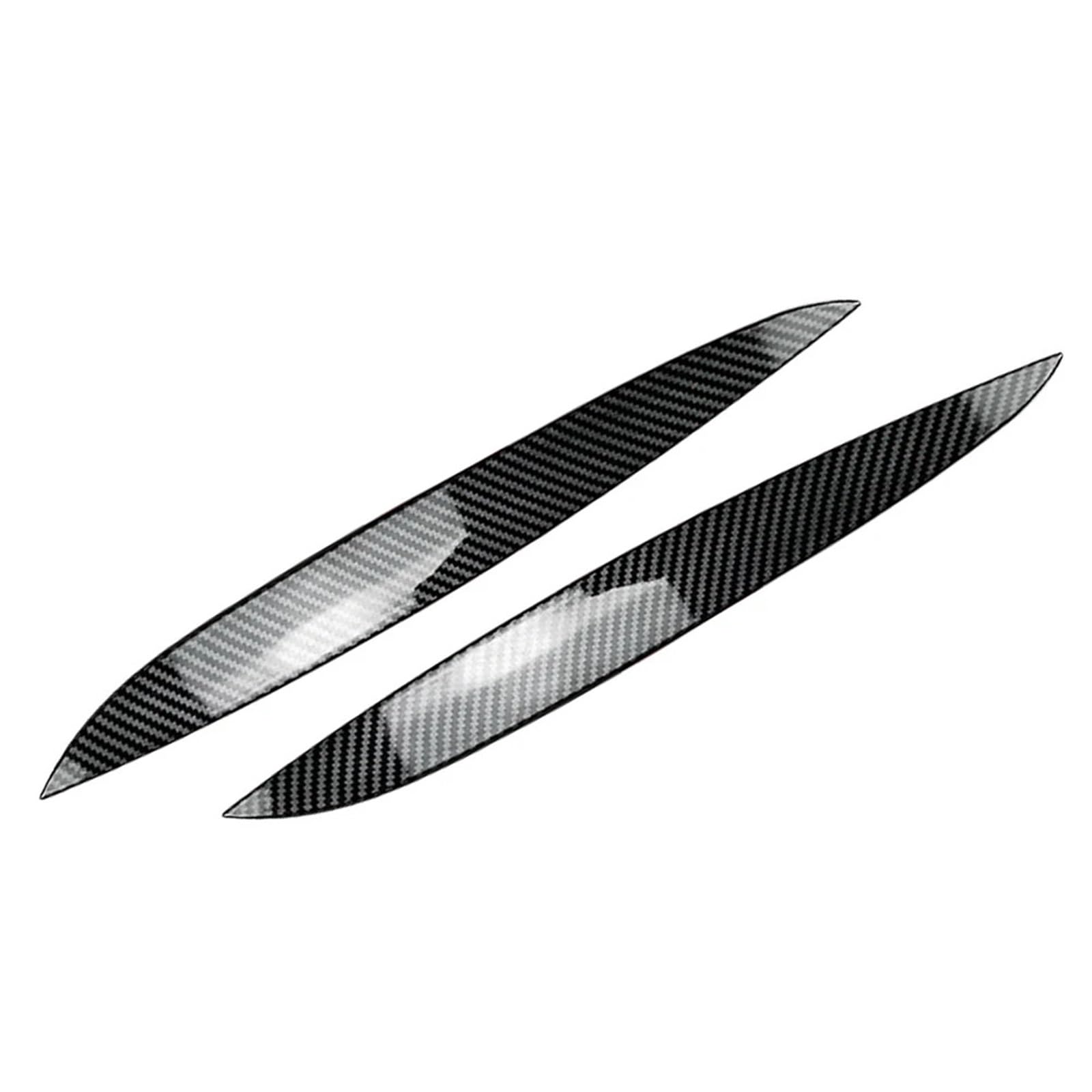 ZDPVK Autoscheinwerfer-Augenbraue Autoscheinwerfer-Augenbrauen-Augenlidabdeckung, Dekorationsverkleidung, for VW, for Golf 4 MK4 1997-2005(Carbon Fiber Black) von ZDPVK