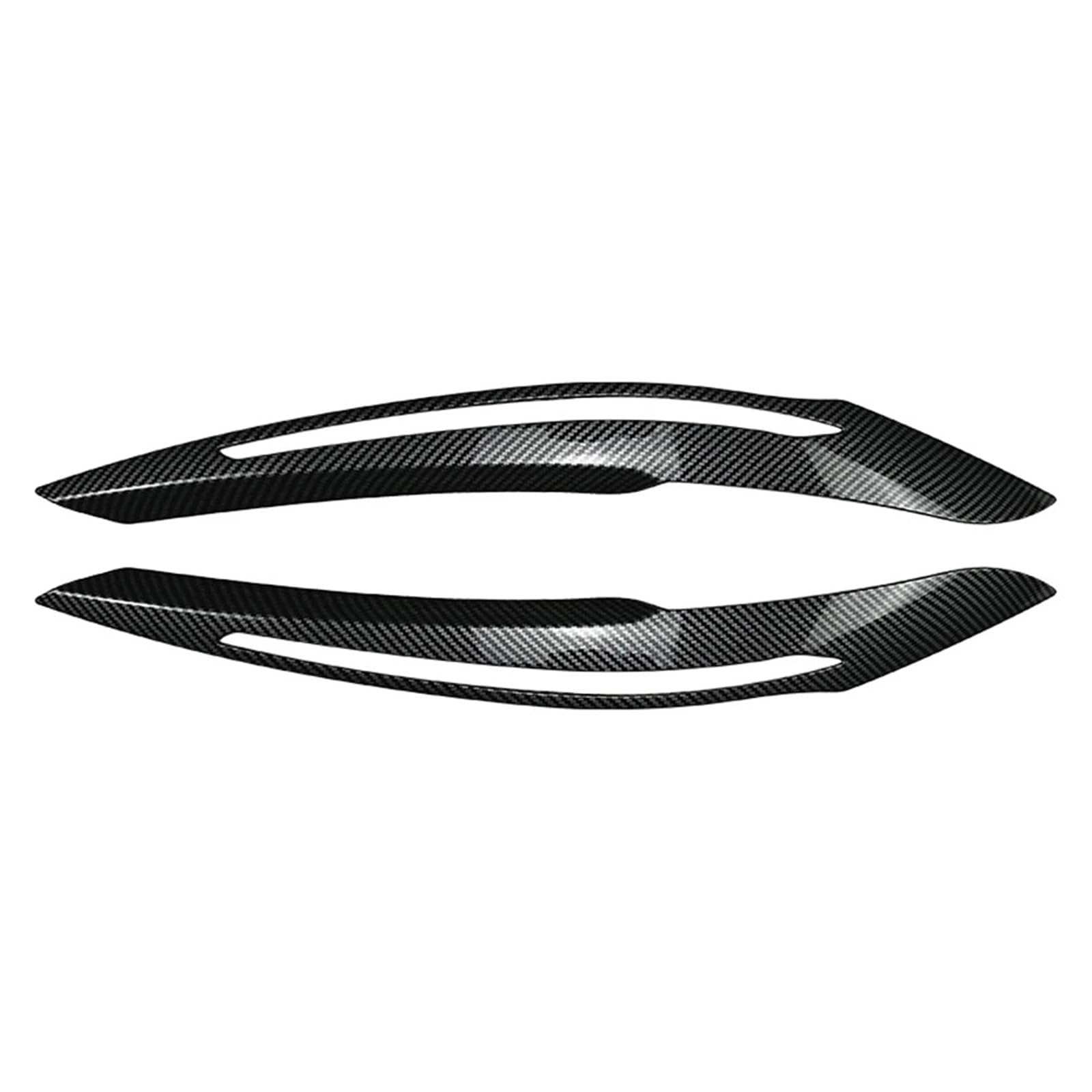 ZDPVK Autoscheinwerfer-Augenbraue Autoscheinwerfer-Augenbrauen-Augenlider-Abdeckung, dekorativ, for BMW, for 1er F20 F21 Advance Version 2011-2014(Carbon Fiber Black) von ZDPVK