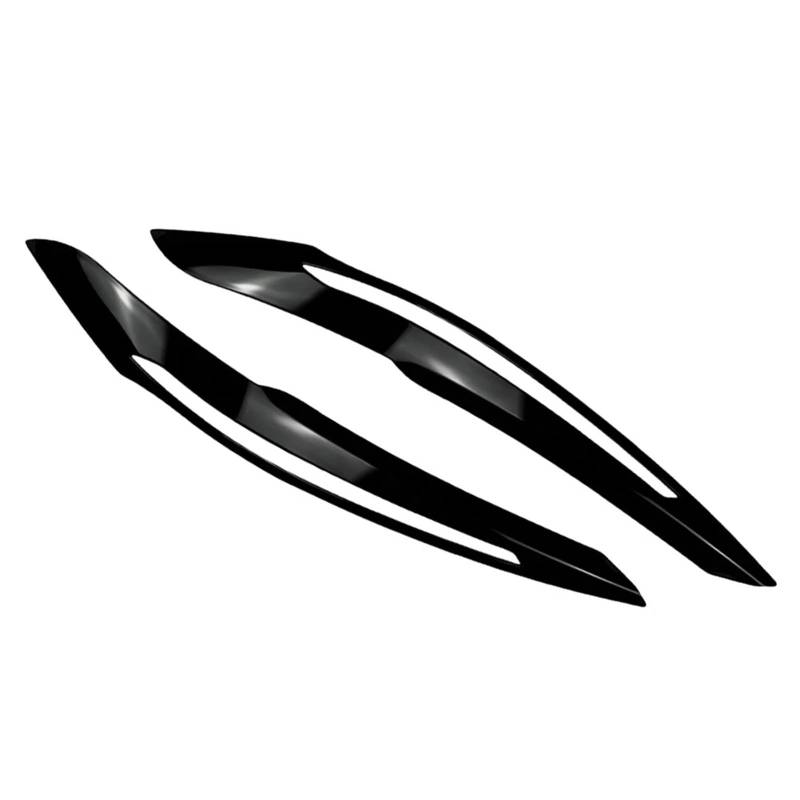 ZDPVK Autoscheinwerfer-Augenbraue Autoscheinwerfer-Augenbrauen-Augenlider-Abdeckungsverkleidung dekorativ, for BMW, for 1er F20 F21 Advance Version 2011 2012 2013 2014(Bright Black) von ZDPVK