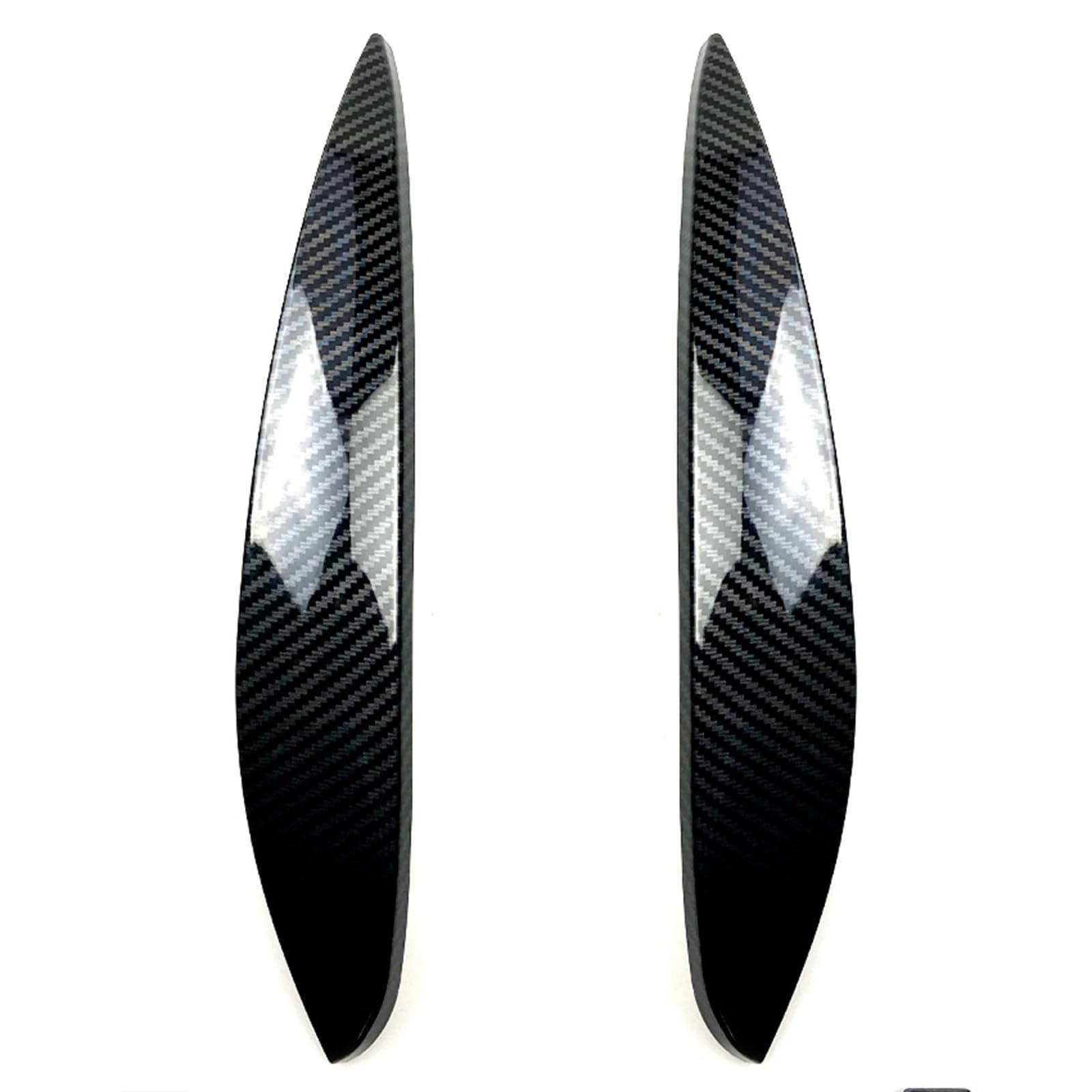 ZDPVK Autoscheinwerfer-Augenbraue Autoscheinwerfer-Augenliddeckel-Augenbrauenlampenverkleidung, for Mercedes Benz, for Smart 2014-2021 2015 2016 2017 2018 2019 2020(Carbon Fiber Look) von ZDPVK