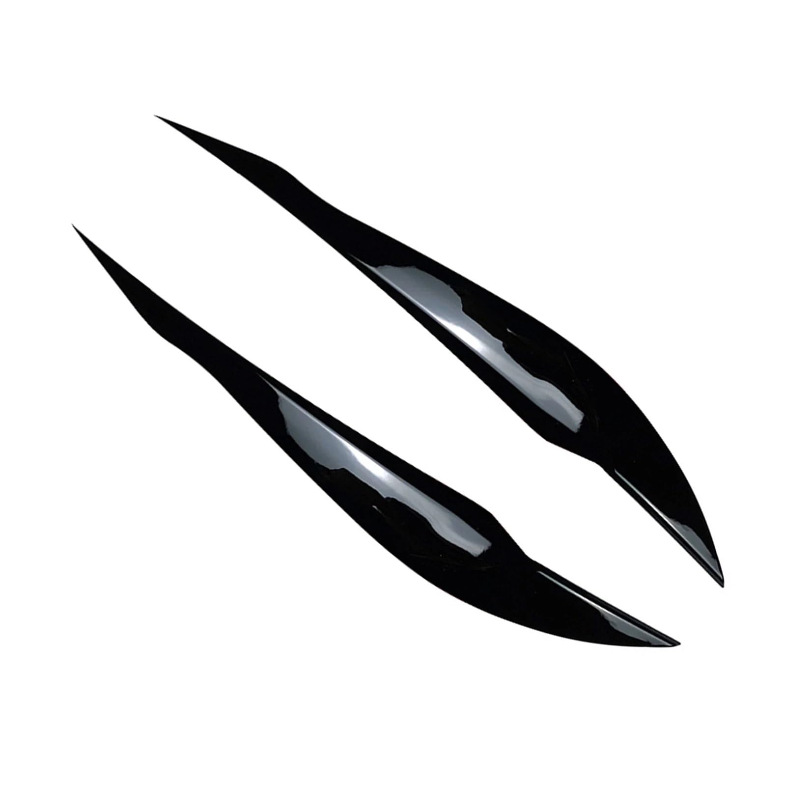 ZDPVK Autoscheinwerfer-Augenbraue Autoscheinwerfer-Augenlider, Augenbrauenabdeckung, dekorative Verkleidung, for BMW, for F30 F31 318i 320i 2012-2018(Gloss Black) von ZDPVK