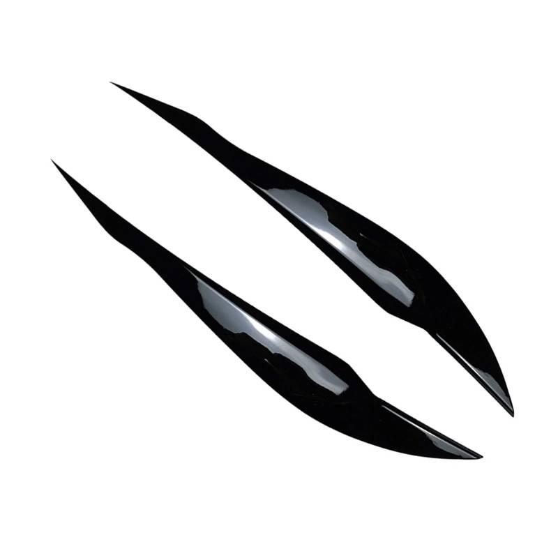 ZDPVK Autoscheinwerfer-Augenbraue Autoscheinwerfer-Augenlider, Augenbrauenabdeckung, dekorative Verkleidung, for BMW, for F30 F31 318i 320i 2012-2018(Gloss Black) von ZDPVK