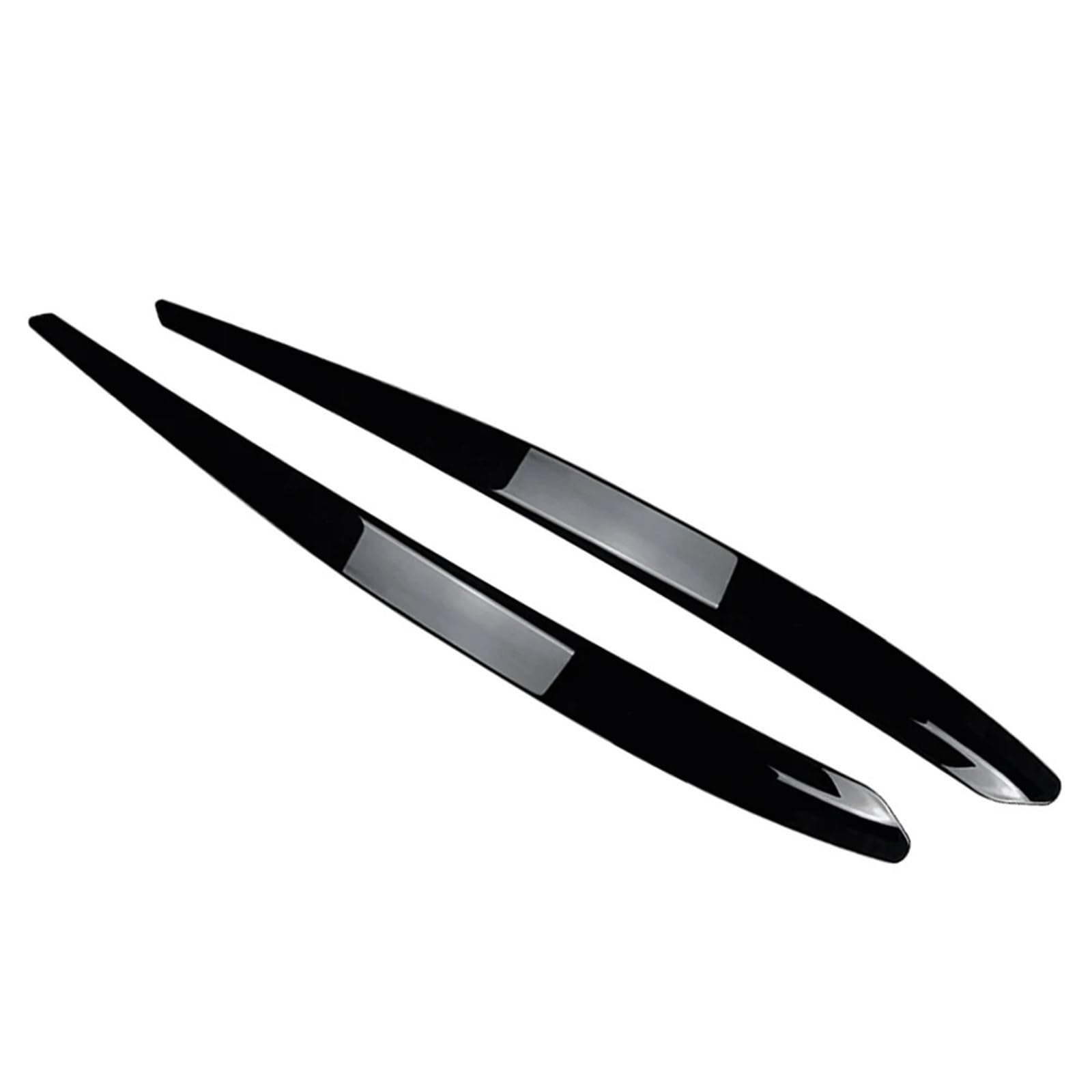 ZDPVK Autoscheinwerfer-Augenbraue Autoscheinwerfer Scheinwerfer Augenbrauen Augenlider Rahmenabdeckung Verkleidung, for Skoda, for Superb B8 2015-2019(Glossy Black) von ZDPVK