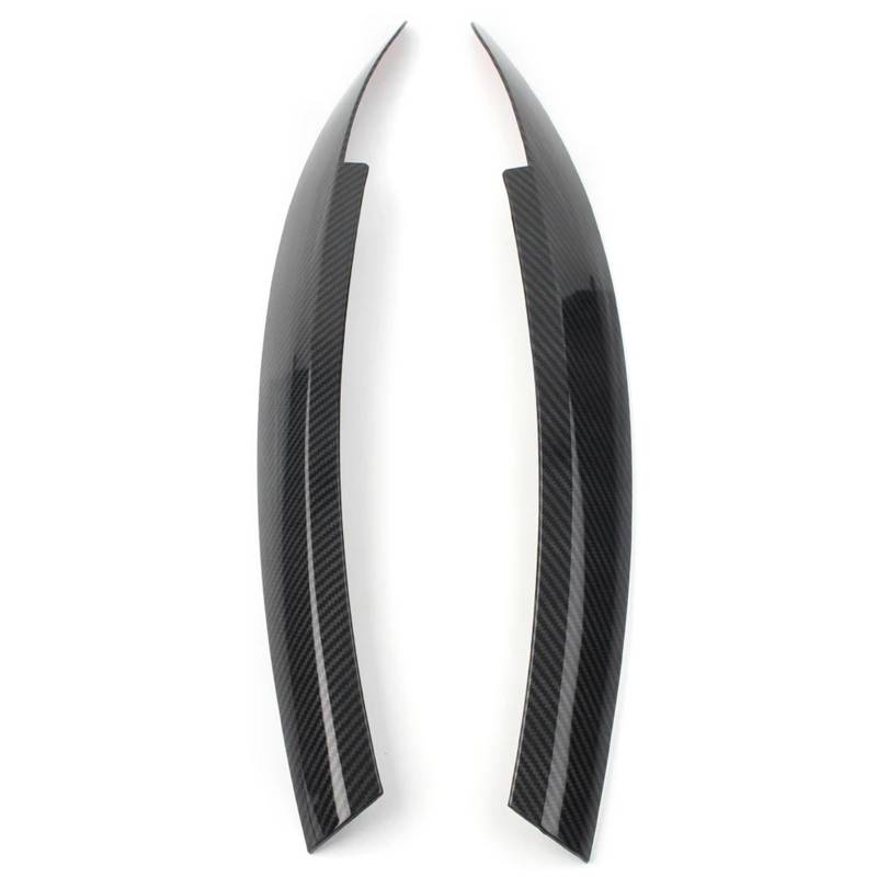 ZDPVK Autoscheinwerfer-Augenbraue Autoscheinwerferlampe Augenbrauen-Augenlidverkleidung Carbon-Styling ABS-Abdeckung, for VW, for Scirocco 2009-2017 von ZDPVK