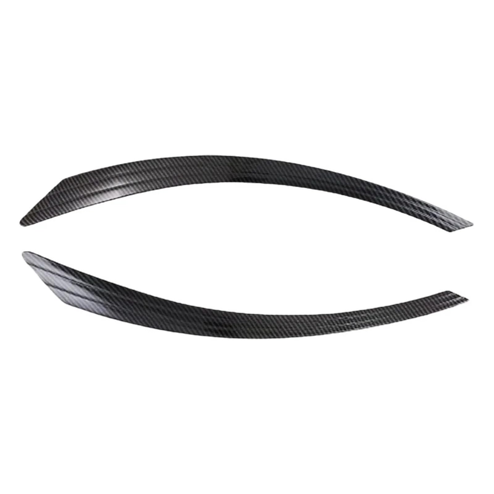 ZDPVK Autoscheinwerfer-Augenbraue Paar Frontscheinwerfer-Augenlid-Augenbrauenabdeckungsverkleidung, for Hyundai, for Sonata 2020 2021 2022 2023(Carbon Fiber) von ZDPVK