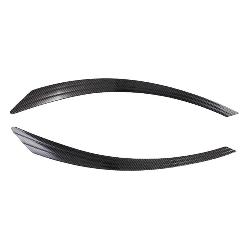 ZDPVK Autoscheinwerfer-Augenbraue Paar Frontscheinwerfer-Augenlid-Augenbrauenabdeckungsverkleidung, for Hyundai, for Sonata 2020 2021 2022 2023(Carbon Fiber) von ZDPVK