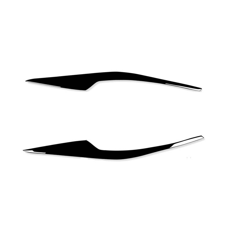 ZDPVK Autoscheinwerfer-Augenbraue Piano Black Auto Frontscheinwerfer Augenlid Augenbrauen Abdeckung Zieraufkleber, for CRV 2007-2011(10 Pairs) von ZDPVK