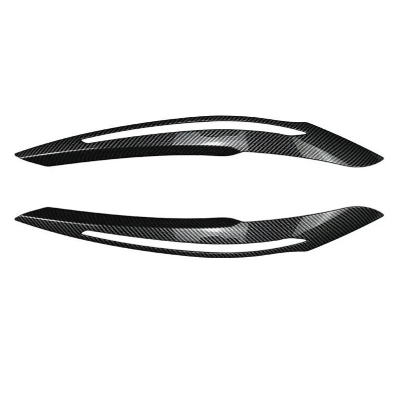 ZDPVK Autoscheinwerfer-Augenbraue for BMW, for 1er F20 F21 Autoscheinwerfer Augenbrauen Augenlider Aufkleber Verkleidung Abdeckung Scheinwerfer Augenlid 2011 2012 2013 2014(Carbon Fiber) von ZDPVK
