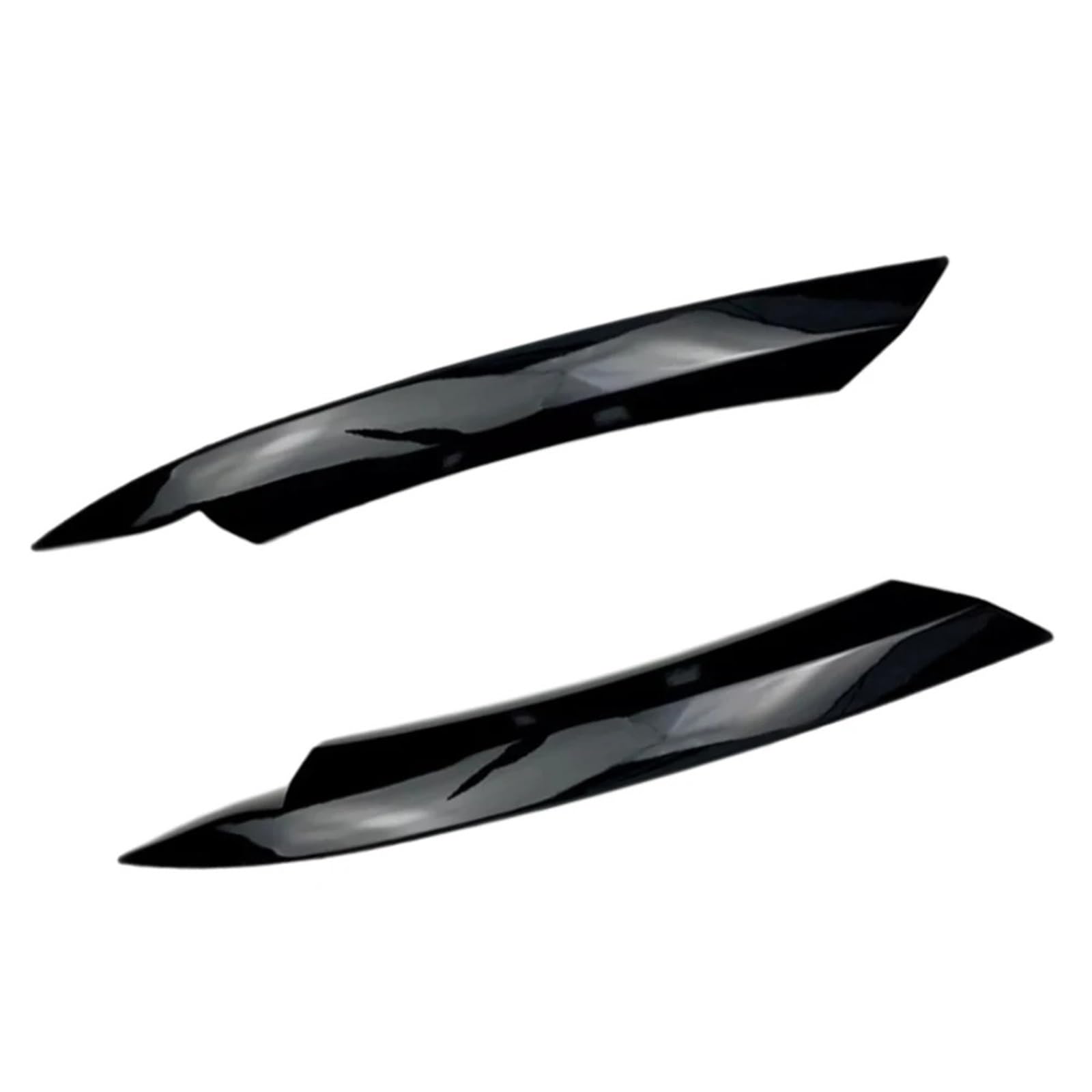 ZDPVK Autoscheinwerfer-Augenbraue for VW, for Passat B7 2010 2011 2012 2013 2014 Auto Glänzend Schwarz Scheinwerfer Augenbrauen Augenlid Abdeckung Dekorative Verkleidung(Glossy Black) von ZDPVK