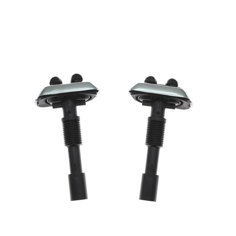 ZDPVK Frontscheinwerfer-Waschanlagenabdeckung Scheinwerfer-Sprühdüsen-Jet-Kappe, for BMW, for 7er E38 1994 1995 1996-2001 61678370560 61678370559 Abdeckung für Scheinwerferwaschdüsen(Chroming SET) von ZDPVK