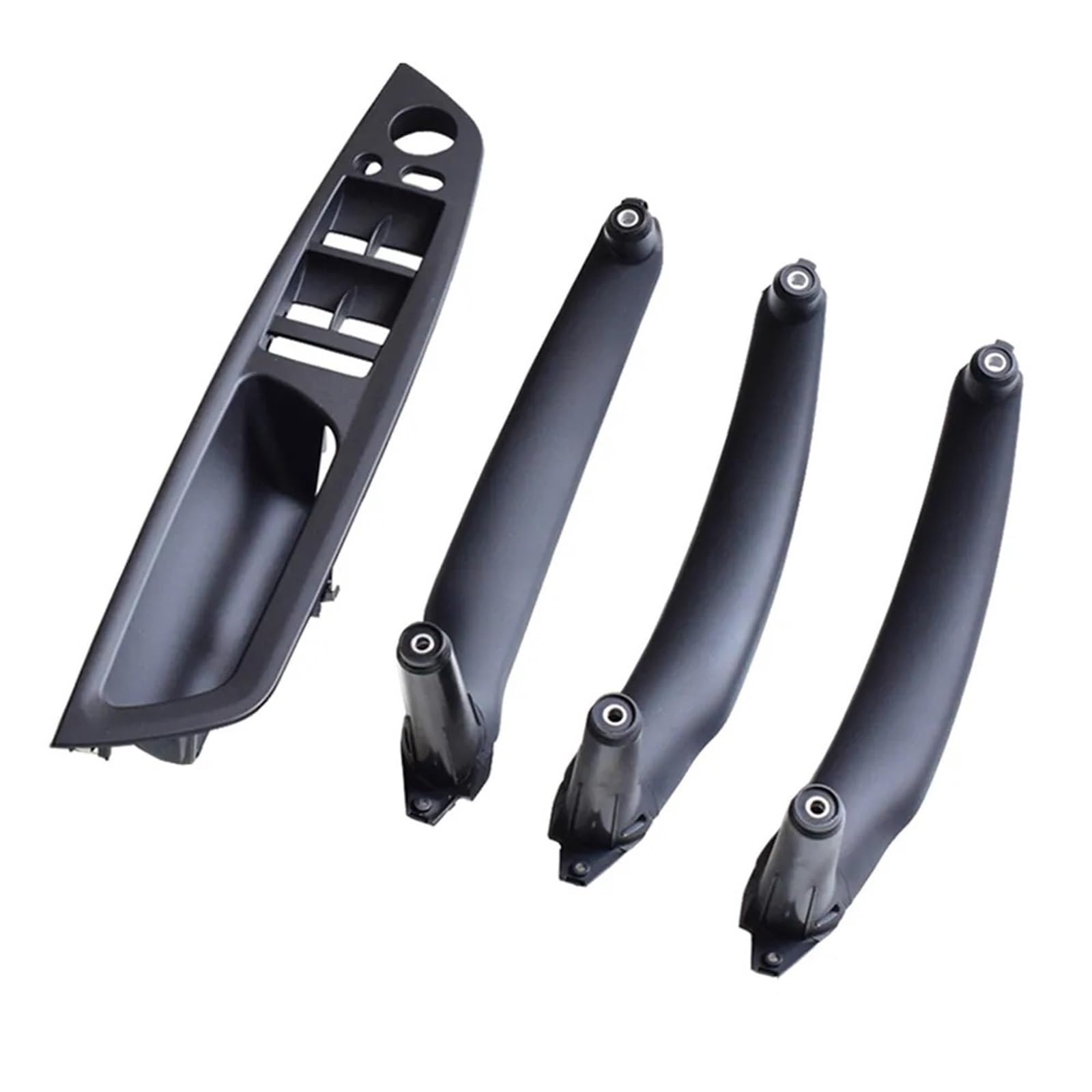 ZDPVK Innentürgriff Auto Carbon Fiber ABS Innentür Armlehne Griff Links Rechts Panel Pull Trim Abdeckung for BMW E70 E71 X5 x6 2007-2012 2013 2014 51416969401(LHD Black 4Pcs) von ZDPVK