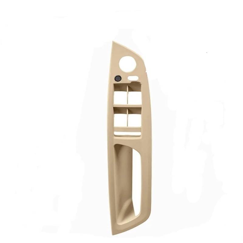 ZDPVK Innentürgriff Auto Fahrerseite Tür Innengriff Abdeckung for BMW X5 E70 X6 E71 Vorne Links Fenster Schalter Panel Rahmen Auto Zubehör 51416975793(Standard-Beige) von ZDPVK