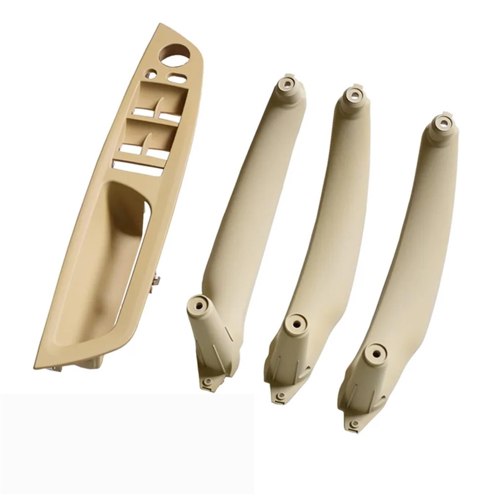 ZDPVK Innentürgriff Beige Schwarz Armlehne Auto Links Rechts Fahrer LHD RHD Innentürgriff Innenverkleidung Pull Trim Abdeckung for BMW E70 E71 X5 X6 51416969401(LHD Beige 4Pcs) von ZDPVK