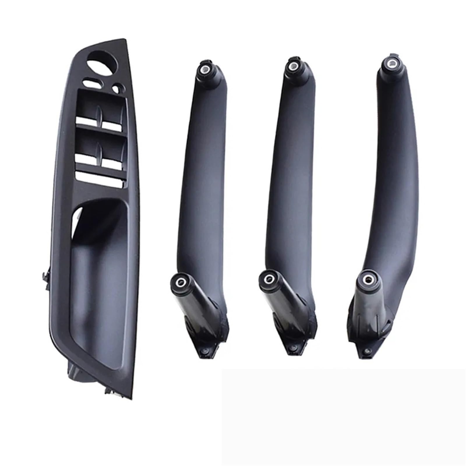ZDPVK Innentürgriff Beige Schwarz Armlehne Auto Links Rechts Fahrer LHD RHD Innentürgriff Innenverkleidung Pull Trim Abdeckung for BMW E70 E71 X5 X6 51416969401(RHD Black 4Pcs) von ZDPVK