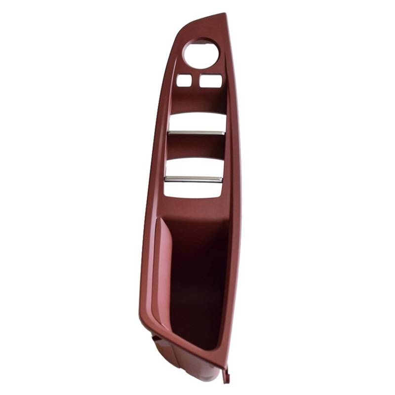 ZDPVK Innentürgriff Beige Schwarz Rechts Auto Innengriff Innentür Armlehne Panel Pull Trim Abdeckung for BMW 5er F10 F11 RHD(Wine Red-RHD) von ZDPVK