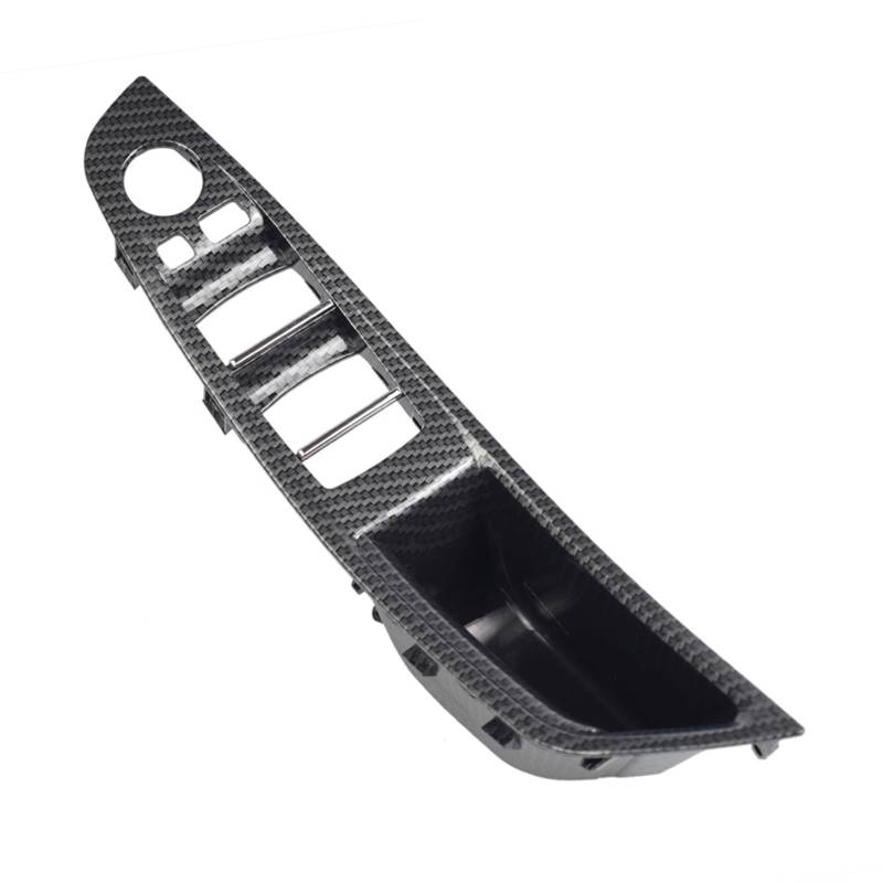 ZDPVK Innentürgriff Carbon Faser LHD RHD Auto Innen Tür Griff Panel Pull Trim Abdeckung for BMW 5 Series F10 F11 F18 2010-2016 Auto Zubehör(RHD-Carbon-1PCS) von ZDPVK