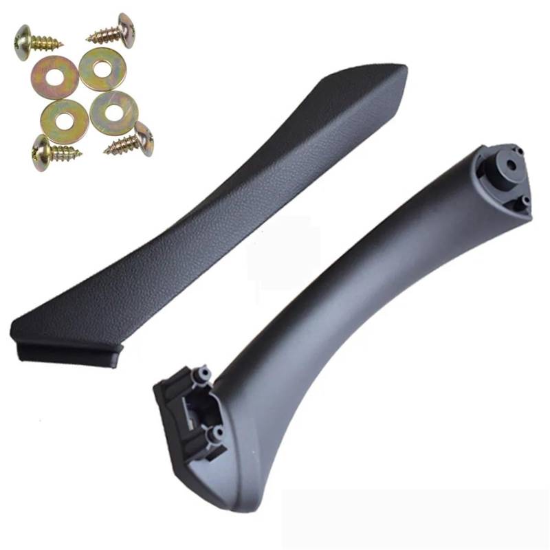 ZDPVK Innentürgriff Carbon Faser Links Rechts Auto Innen Griff Innen Tür Armlehne Panel Pull Trim Abdeckung for BMW 3 Serie E90 e91 328 330 335 51417230849(Black-Set-Left) von ZDPVK