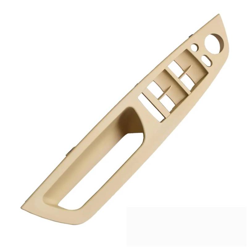 ZDPVK Innentürgriff LHD 3 Farben Innentür Armlehne Fenster Schalter Panel Pull Griff Trim Ersatz for BMW X5 X6 E70 E71 51416969401(Beige-Panel) von ZDPVK