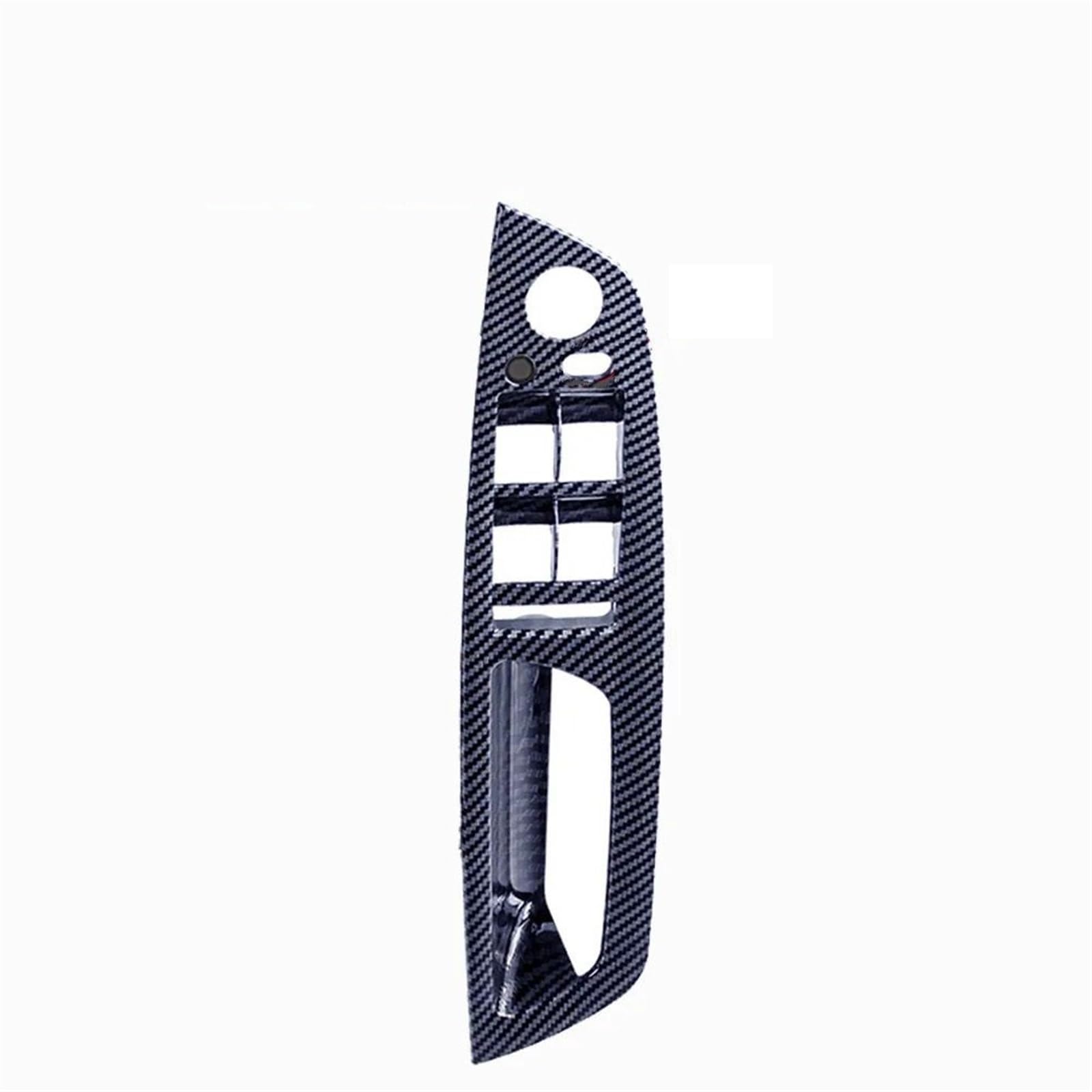 ZDPVK Innentürgriff LHD Beige Schwarz Carbon Faser Auto Linke Innentür Armlehne Griff Innen Panel Pull Trim Abdeckung for BMW E70 E71 x5 X6 51416975793(Standard-CF) von ZDPVK