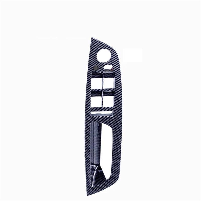 ZDPVK Innentürgriff LHD Beige Schwarz Carbon Faser Auto Linke Innentür Armlehne Griff Innen Panel Pull Trim Abdeckung for BMW E70 E71 x5 X6 51416975793(Standard-CF) von ZDPVK