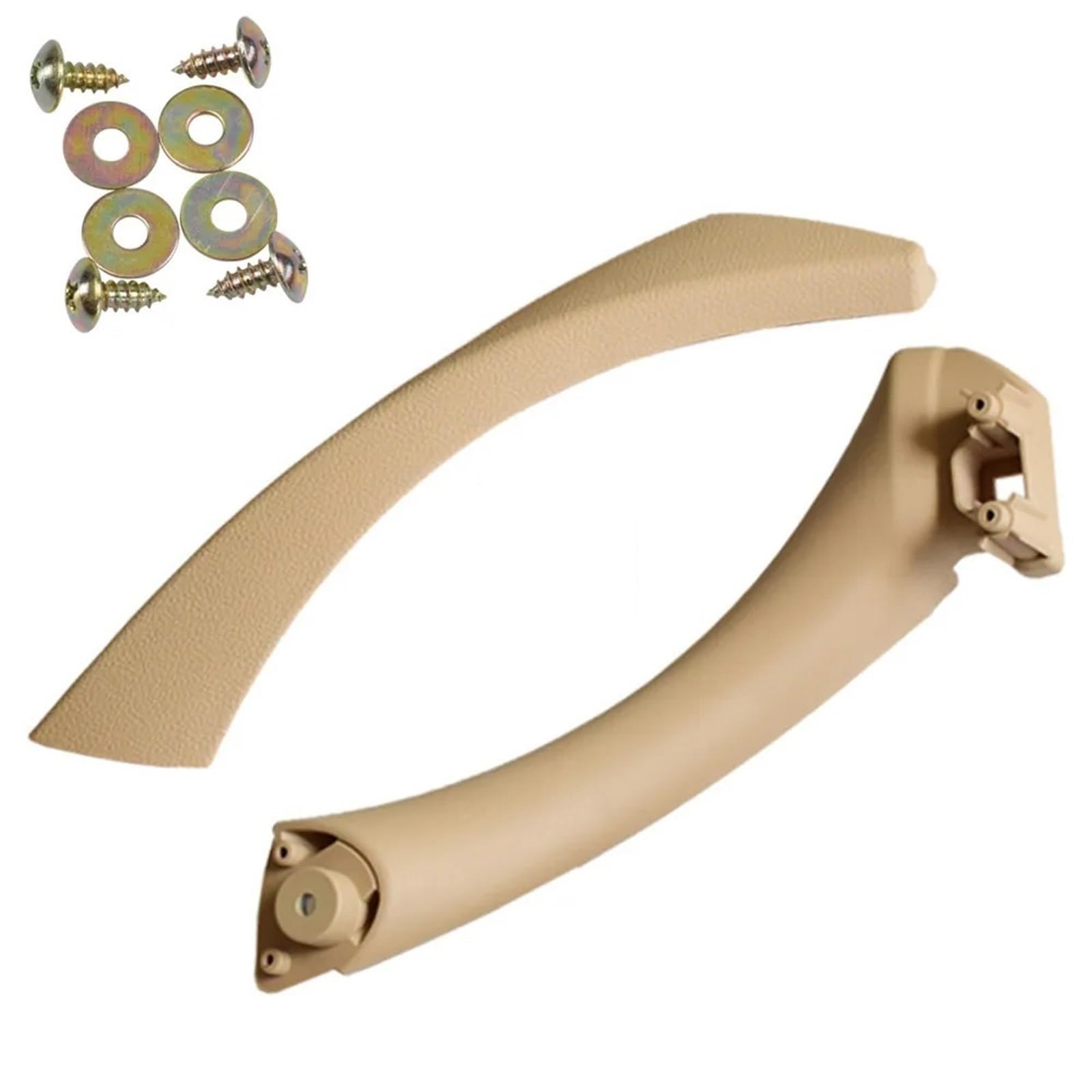ZDPVK Innentürgriff Links Rechts Auto Innengriff Innentür Armlehne Panel Pull Trim Abdeckung for BMW 3 Serie E90 E91 316 318 320 325 328 51417230849(Beige-Set-Left) von ZDPVK